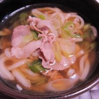 簡単☆我が家の肉うどん☆